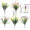 5 Bundles Artificial Calla Lily Flowers – UV Resistant Fake Flowers for Indoor Outdoor Home, Garden & Cemetery Decor